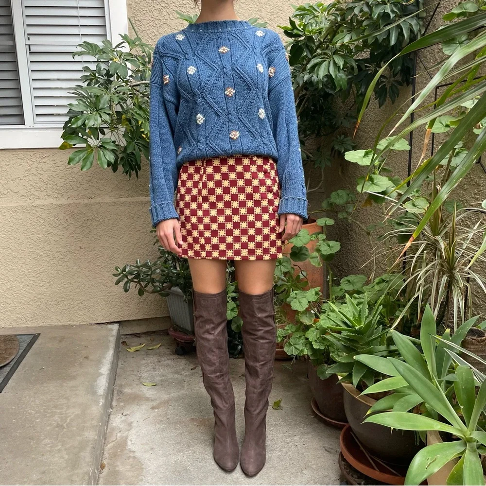 Vintage grayish brown Joie all leather over the knee boots